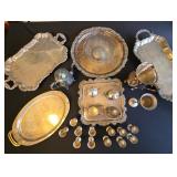 EAT012 - Collection of Miscellaneous Silver Plated Platters