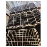 EAT070 - Plastic Coated Metal Stacking Shelves 