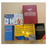 EAT143- Lot of Dictionaries & Thesauruses