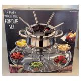EAT254 - 16 Piece Stainless Steel Fondue Set 