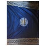 EAT291 - Large Thailand Tapestry in Blue & Gold