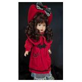 EAT307 - 17" Vintage Victorian Porcelain Doll 