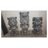 EAT339- 3 Mesoamerican Statues