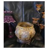 EAT359 - Two Candle Holders and A Vase 