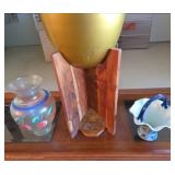 EAT376 - Two Vases and A Plant Stand 