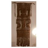 PPM015 Large Vintage Macrame Wall Hanging 