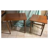 PPM020 Set Of Two Wooden Nesting End Tables