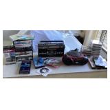 PPM074 Two Boomboxes, CD’s, DVD’s & More!