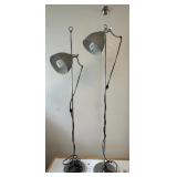 EHE069 - A pair of Modern articulate lamps (Tall) 