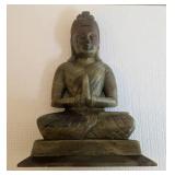 EHE071- Green Soapstone Buddha Sculpture 