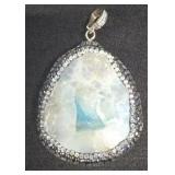 EHE109 - Myrna Lee Chang Natural Stone Pendant 
