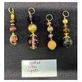 EHE114 - Myrna Lee Chang Crystal Jade Agate Pedants 