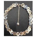 EHE144 - 14" Gold-Toned Chain Link Necklace 