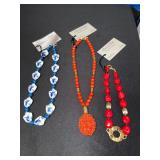 EHE177 Myrna Lee Chang Beautiful Trio of Necklaces