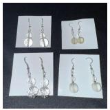 EHE200 Myrna Lee Chang Set of Four Crystal Earrings