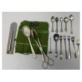 EHE318 - Interesting Lot of Vintage Serving Utensils, Souvenir Spoons & More