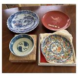 EHE400- Decorative Vintage Asian Platters for Family & Friends Parties