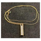 EHE414 Beautiful 14k Gold Chain With Pendant 
