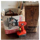 KVS031 - Home Tool Bundle -Drill Press Stand, Circular Saw , B & D 18 V Drill