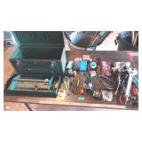 KVS045 Metal Tool Box & Misc. Tools