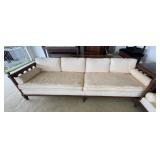 KVS069 - 2 Vintage Sofas (1 Sofa Missing Cushions)