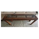 KVS073 - Wooden Console Table + Wooden End Table
