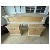 KVS095 Matching Nightstands and Headboard