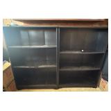 EFF106 - Pair of dark wood Shelf cabinets 
