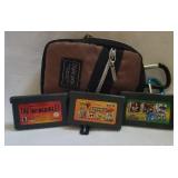 EFF114- Assorted Game Boy Advance Games And Pouch