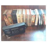 EFF198 Assorted DVD Collection & Sangean AM/FM Radio