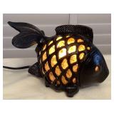 MHH003 Cast Iron & Glass Goldfish Accent Light New