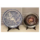 MHH035 Vernon Kilns Aloha Don Blanding Large Porcelain Plates