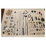 MHH037 Broken & Mis-Matched Costume Jewelry For Crafting 