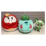 MHH064 Three Pokémon Plush 