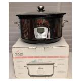 MHH068 All-Clad 7 Quart Slow Cooker With Glass Lid