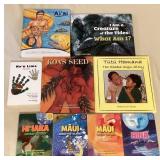 MHH135 Nine Children’s Hawaiian Hardcover Books 