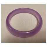 MHH155 Purple Jade Bangle Bracelet New