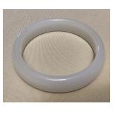 MHH165 White Jade Bangle Bracelet New