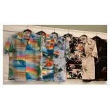 MMC011 Men’s Vintage Polyester Aloha Shirts 