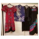 MMC017 Vintage Women’s Tori Richard, Liberty House, Citron & Pomegranates In The Sun Clothing