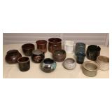 MMC054 Fifteen Gorgeous Art Pottery Ceramic Planter Pots