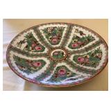 MMC064 Large Chinese Porcelain Rose Medallion Serving Bowl