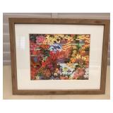 MMC086 Framed Picture of A Greenhouse Full Of Orchids By Rosalie Prussing 