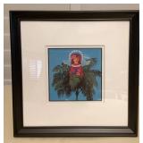 MMC089 Framed Picture Of An Angel On A Palm Tree By Rosalie Prussing 