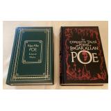 MMC098 Two Beautifully Bound Edgar Allan Poe Hardcover Books 