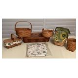 MMC125 Longaberger Baskets & Bonus Fabric Liner