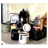 KKS027- Kitchen Decor, Coffee Carafe, And Countertop Items