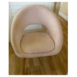 KKS073 - Chic Pink Velvet Accent Chair 