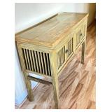 KKS092- Solid Wood Entryway/ Entertainment Cabinet 