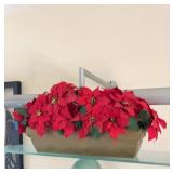 KKS141- Christmas Poinsettia Centerpiece Decor
